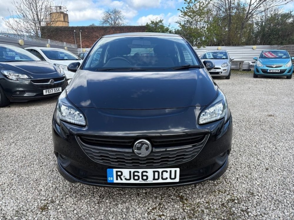 Black Vauxhall Corsa 1.4i ecoFLEX Limited Edition Hatchback 3dr Petrol Manual Euro 6 90 ps