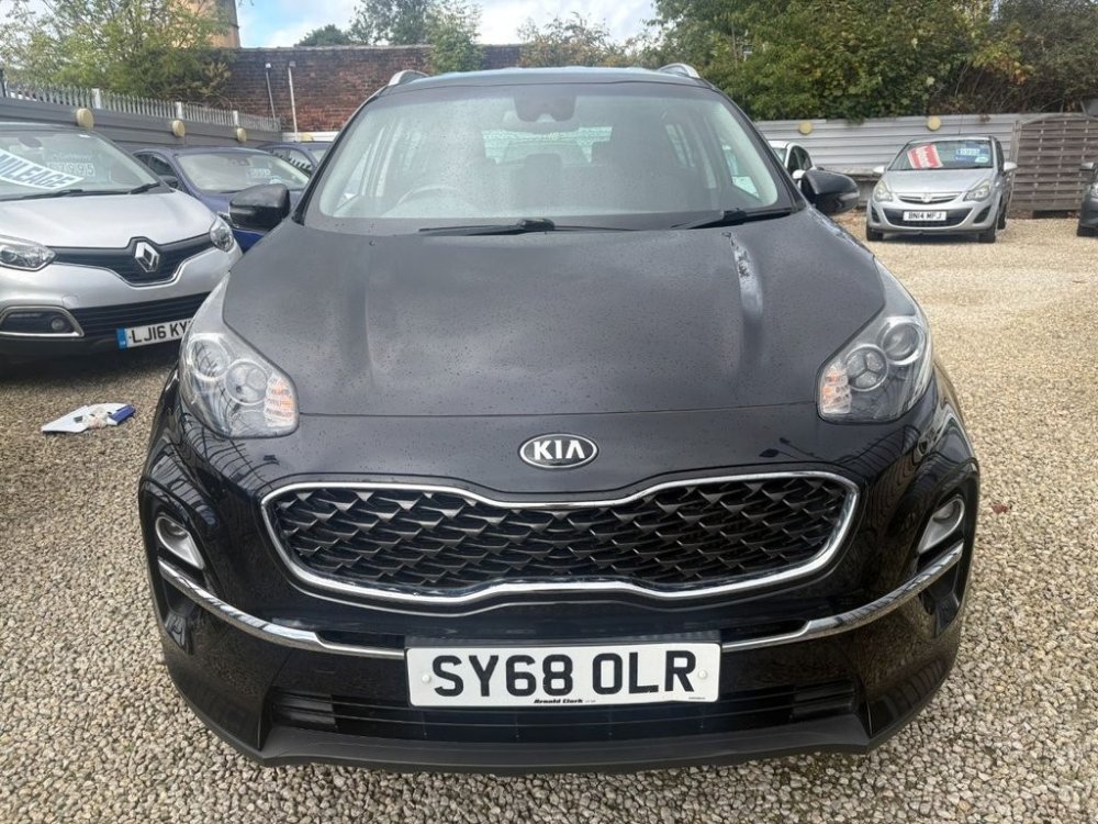 Black Kia Sportage 1.6 CRDi 2 SUV 5dr Diesel Manual Euro 6 s/s 134 bhp