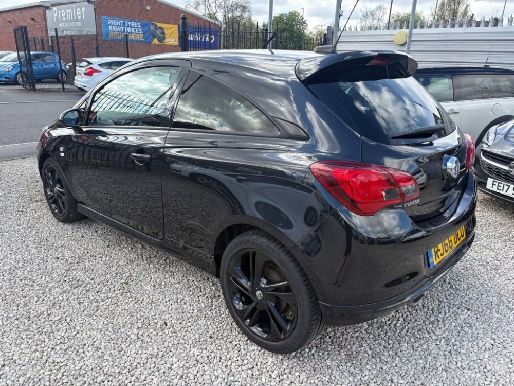 Black 2016 Vauxhall Corsa 1.4i ecoFLEX Limited Edition Hatchback 3dr Petrol Manual Euro 6 90 ps in Sheffield