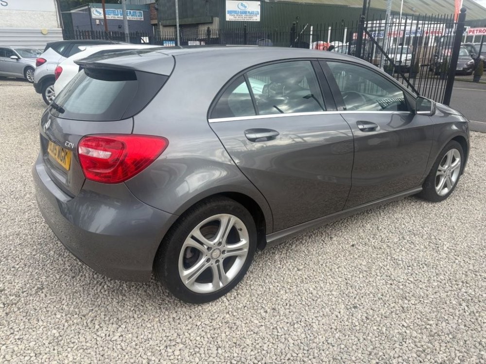 Grey 2015 Mercedes-Benz A Class 1.5 A180 CDI Sport Edition Hatchback 5dr Diesel 7G-DCT Euro 5 s/s 109 ps in Sheffield