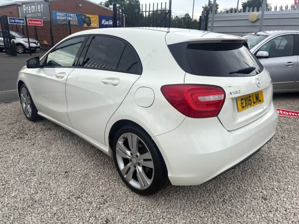 White 2015 Mercedes-Benz A Class 1.5 A180 CDI Sport Hatchback 5dr Diesel 7G-DCT Euro 5 s/s 109 ps in Sheffield