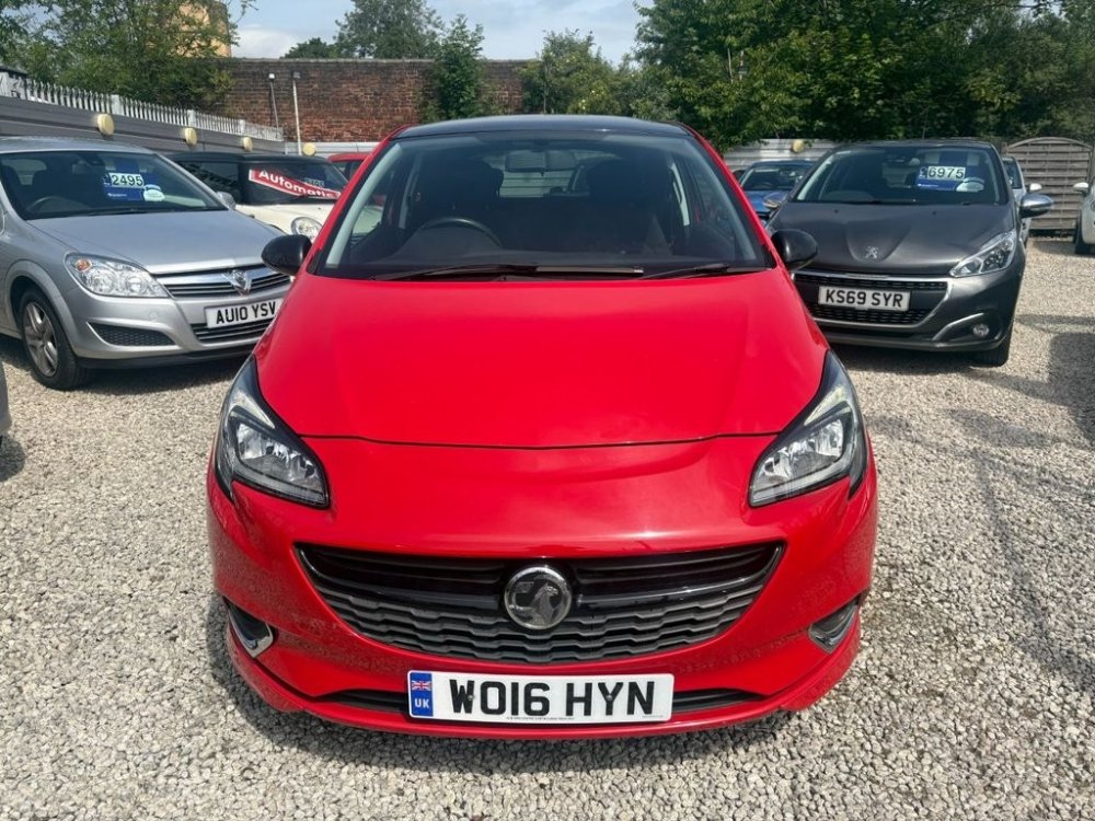 Red Vauxhall Corsa 1.4i ecoFLEX Limited Edition Hatchback 3dr Petrol Manual Euro 6 90 ps