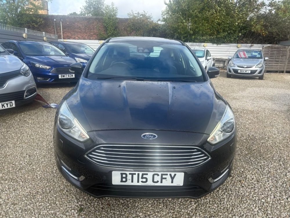 Grey Ford Focus 2.0 TDCi Titanium X Hatchback 5dr Diesel Powershift Euro 6 s/s 150 ps