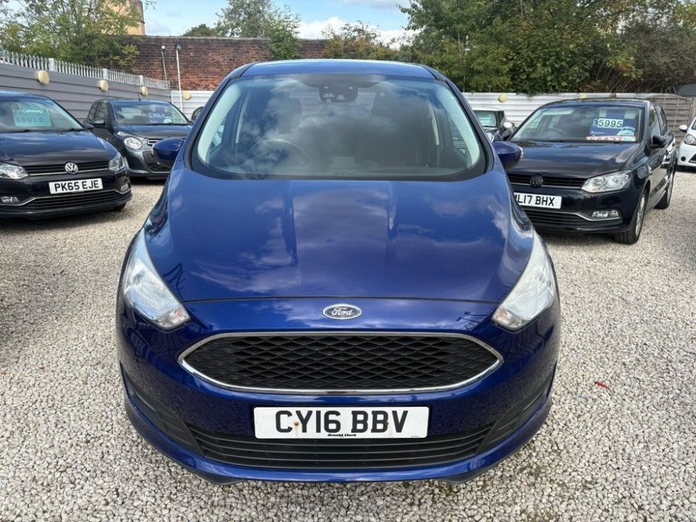 Blue Ford Grand C-MAX 1.5 TDCi Zetec MPV 5dr Diesel Manual Euro 6 s/s 120 ps