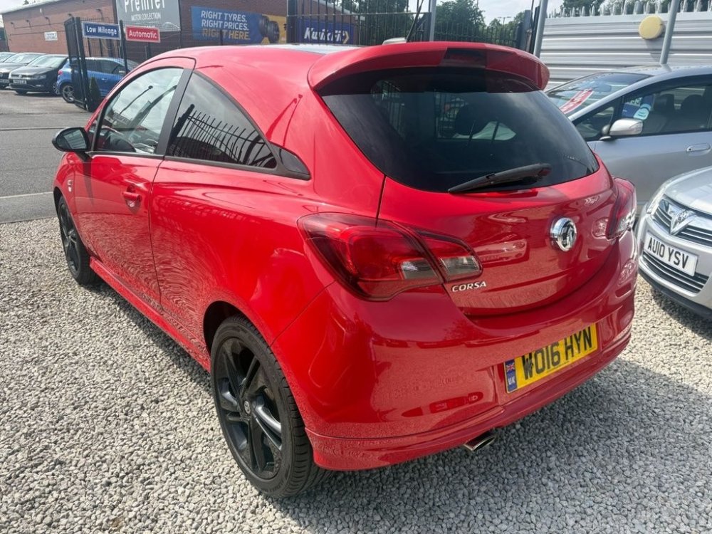 Red 2016 Vauxhall Corsa 1.4i ecoFLEX Limited Edition Hatchback 3dr Petrol Manual Euro 6 90 ps in Sheffield