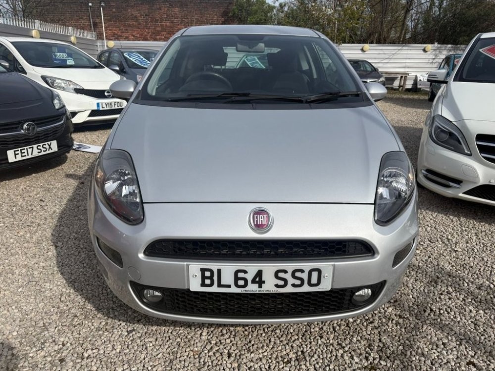 Grey Fiat Punto 1.2 Easy Hatchback 3dr Petrol Euro 6 69 bhp
