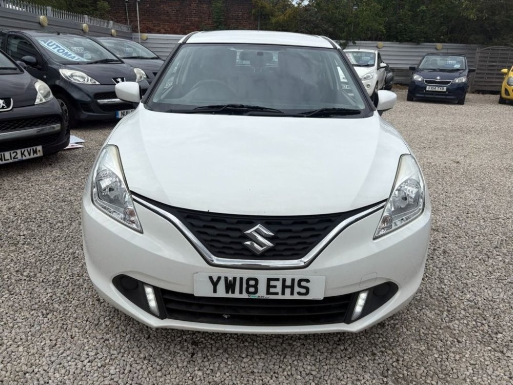 White Suzuki Baleno 1.2 Dualjet SZ3 Hatchback 5dr Petrol Manual Euro 6 90 ps