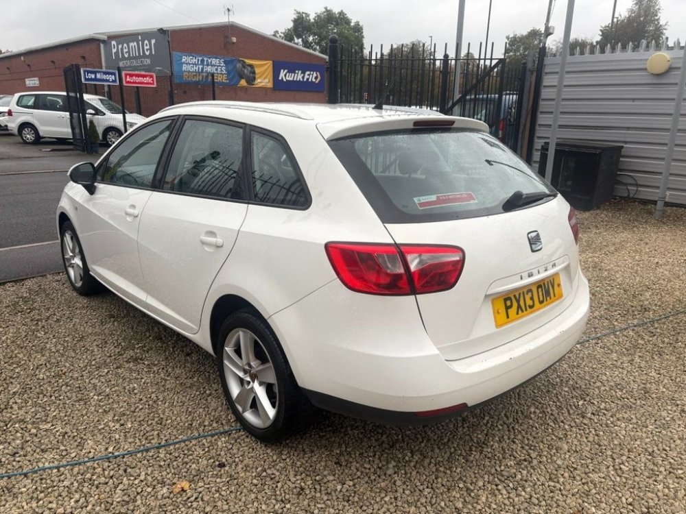 White 2013 SEAT Ibiza 1.4 Toca ST 5dr Petrol Manual Euro 5 85 ps in Sheffield